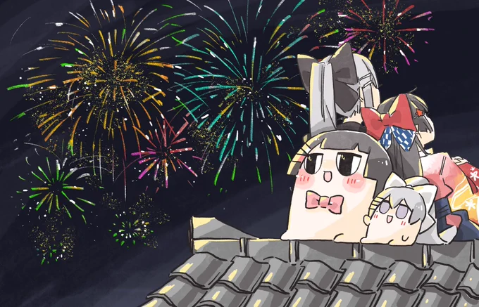 去年の夏祭り再掲～!!🎇✨ 