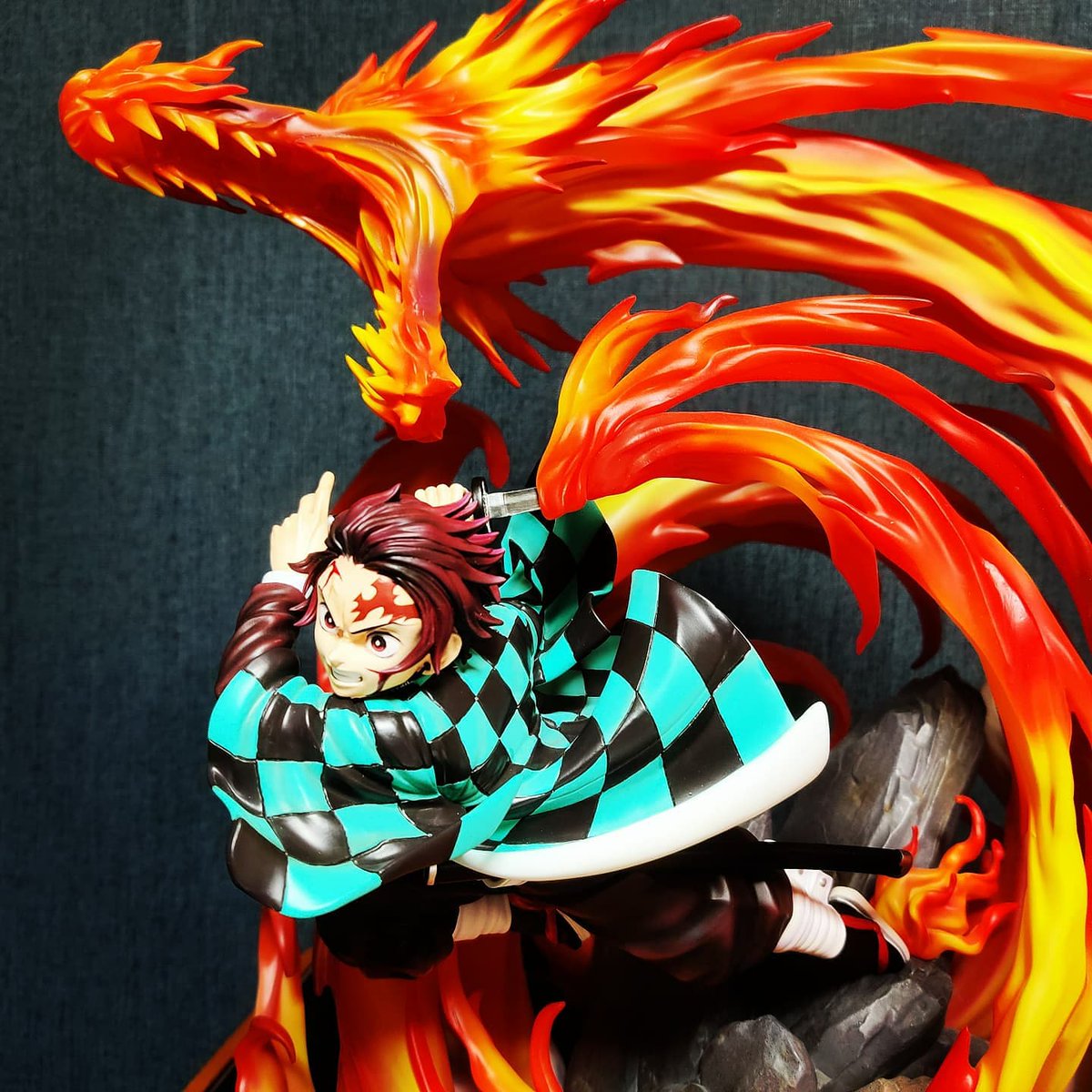 我妻善逸のガレージキットです!火雷神 めちゃくちゃカッコいい! #鬼滅