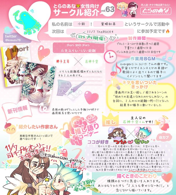 とらのあな女性向けサークル紹介のtwitterイラスト検索結果