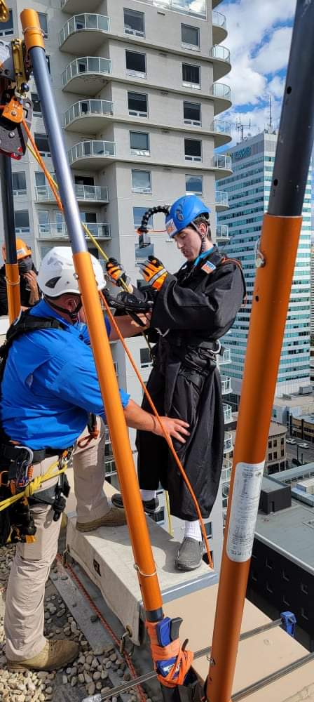 authoreeckert's tweet photo. When your 19 year old son rappels skyscrapers....
#makeawish #ropeforhope2021
#overtheedge #501stLegionBadlandsGarrison https://t.co/N7ddAPlRPv