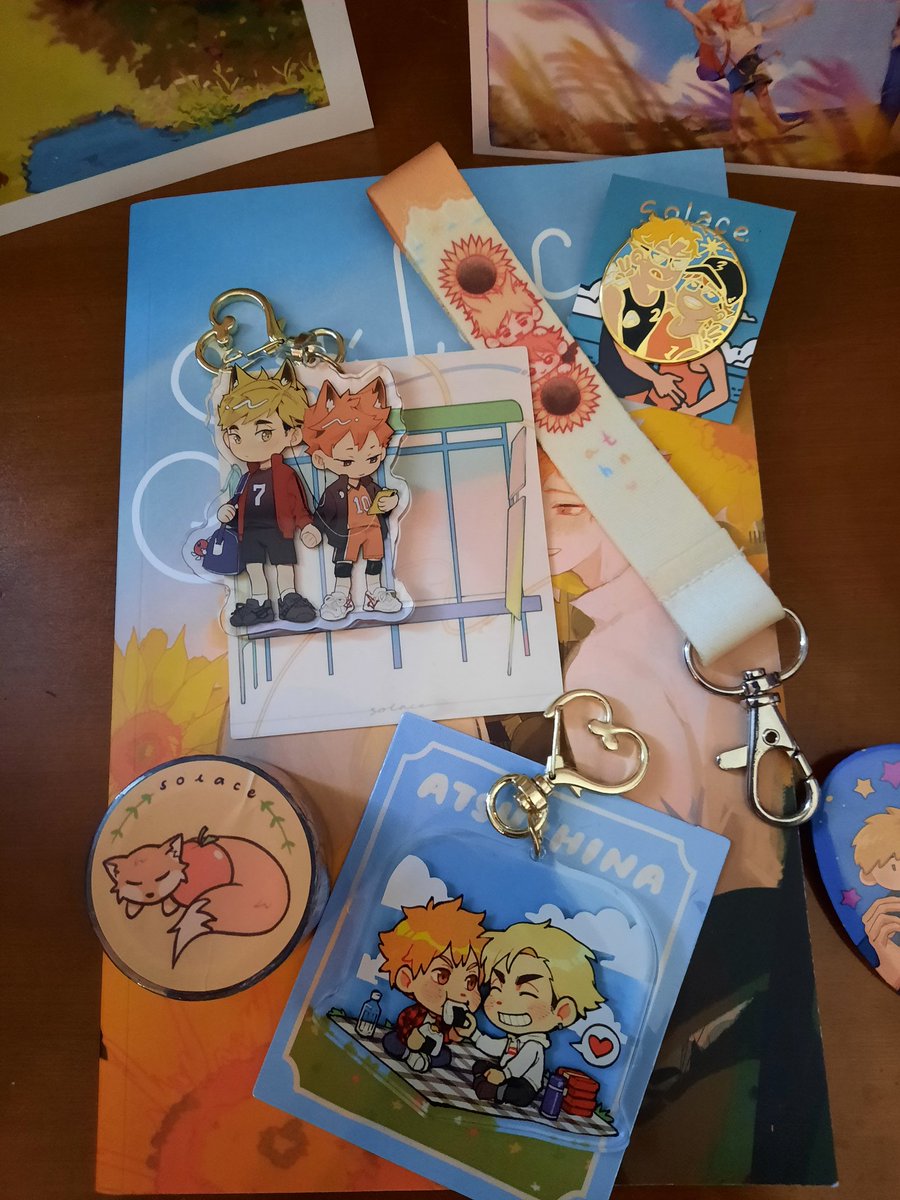 I've had this <a href="/AtsuhinaZine/">Solace: an Atsuhina Zine</a> for a good while now but GOSH!!!! I love it and NEED TO SHARE IT this is me coming out as a secret atsuhina addict I bought the full bundle just for stickers but I also use the lanyard on my keys I just..so good amazing team so cute 10/10