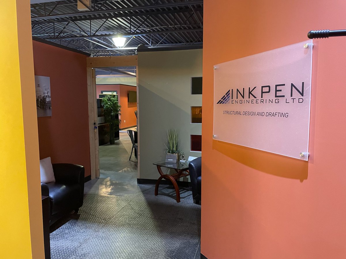 Welcome to our new home! Excited for Monday and our first day in the new office! #SherwoodPark #InkpenEngineering #HomeSweetHome #MondayMorning