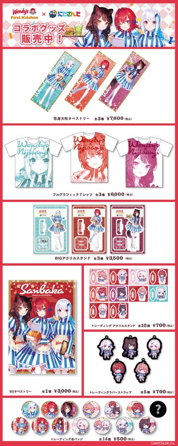 マラソン限定！ポイント5倍 【にじさんじ】さんばか ウェンディーズ