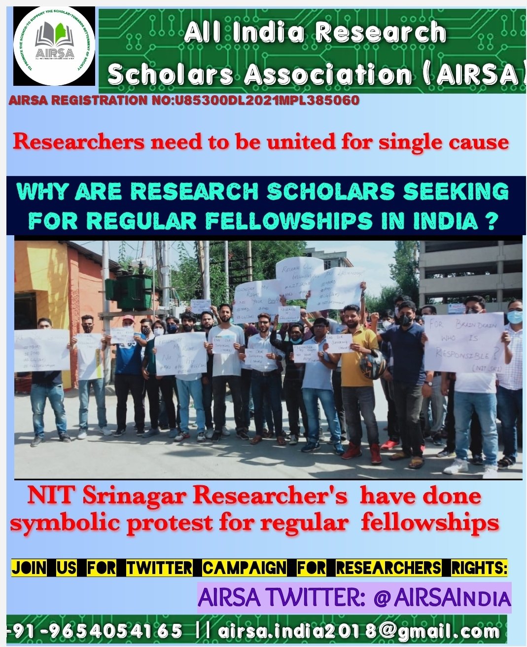 All India Research Scholars Association (AIRSA) on Twitter "Good