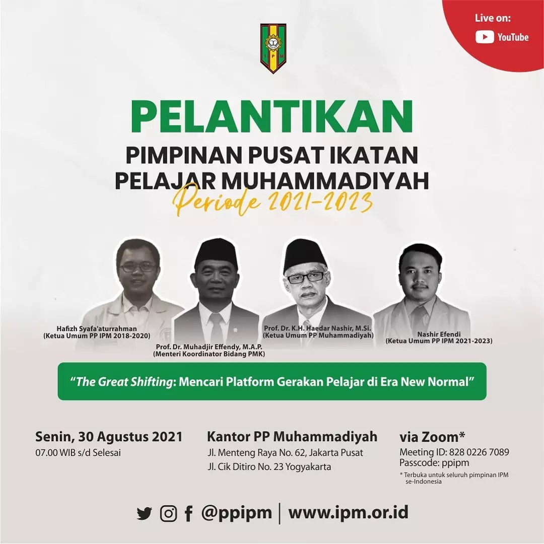 Prof. Haedar Nashir dan Prof. Muhadjir Effendy. Ya jadinya Nashir Effendy <a href="/PPIPM/">Rumah Kreatif Pelajar</a>