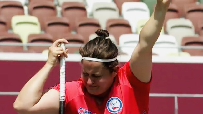 KarlaEnAccion's tweet image. Máxima @Fran_Mardones 🥇Flamante Medallista Paralímpica de ORO en Lanzamiento de Bala ¡Y RÉCORD MUNDIAL!👏🏻 ¡Te pasaste! Eres ejemplo y referente, sobretodo para nuestras niñas, de q nada es imposible, c/ganas y pasión podemos con todo.Te admiro con todo el ♥️ Chile te debe mucho!