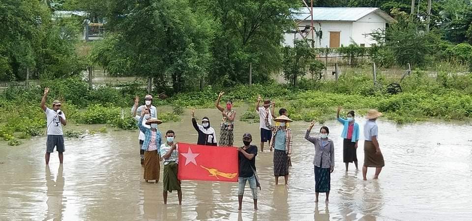 No one can ever erase our hatred towards those military terrorists !

Anti-Junta Marching Strike was staged by villagers in Shwebo Township on 30 August.

#KyawMoeTunRepresentsMyanmar
#Aug30Coup
#WhatsHappeningInMyanmar