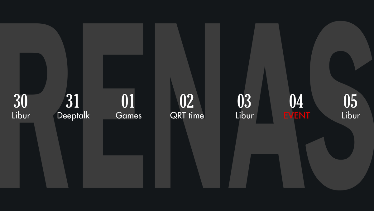 ㅤㅤ WEEKLY SCHEDULE. ㅤㅤ