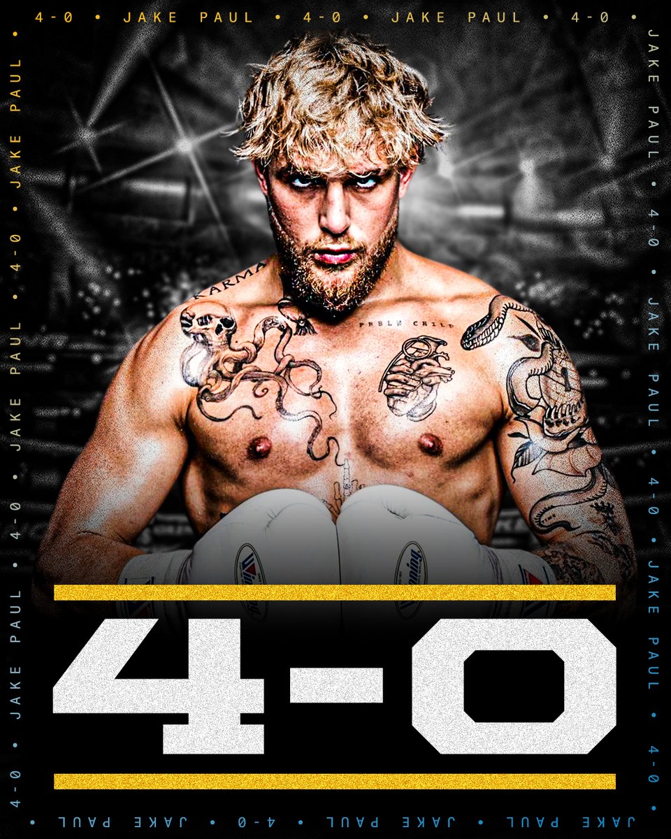 ESPNRingside's tweet photo. Jake Paul defeated Tyron Woodley via split decision in his longest fight to date 🥊 #PaulWoodley https://t.co/dHefIraJeO
