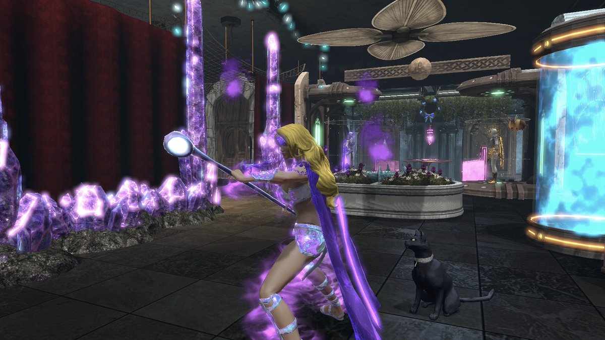 ShadowdragonDC's tweet photo. Indigo-1 Staff (from Corrupted Zamaron duo)... better not to put a material over this one or the glow disappears #DCUO #characterdesign #indigotribe https://t.co/pD7p8E4Cy4
