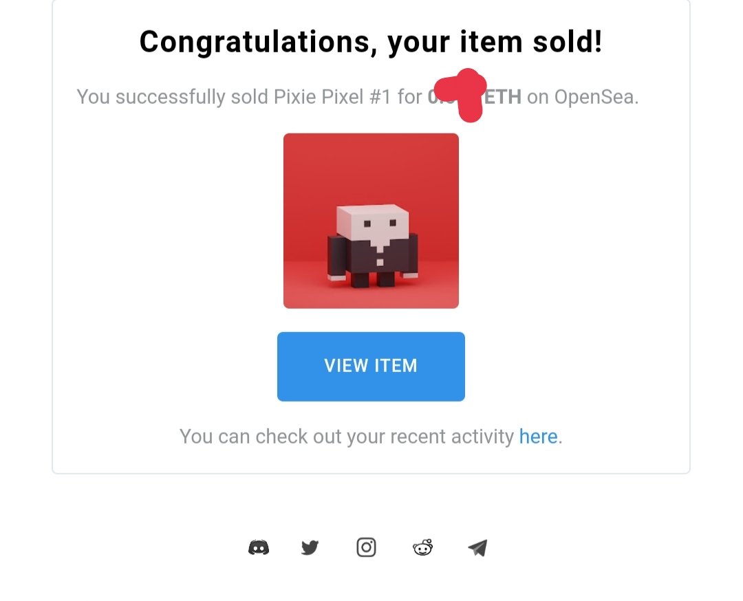Finally ,sold 1 item
#NFTs #nftcollector #NFT #NFTcollection #NFTcollection