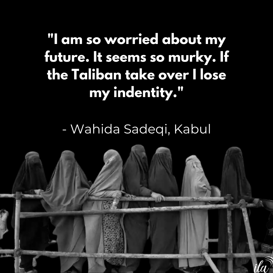 ilaGeneration's tweet photo. During the crisis in Afghanistan, we must listen to and amplify voices from within, especially that of women.  

If you are able, donate, or volunteer today to help those on the ground and fleeing. https://t.co/yCi3axut1S