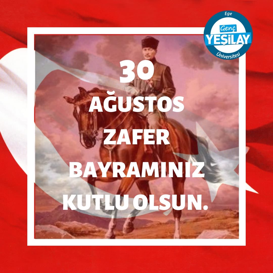 Gazi Mustafa Kemal Atatürk başta olmak üzere, zaferi bize armağan eden İstiklal mücadelemizin bütün kahramanlarını, bu toprakları vatan yapan şehitlerimizi ve gazilerimizi; rahmet ve minnetle anıyoruz.  30 Ağustos Zafer Bayramımız kutlu olsun. 

#30ağustos
#zaferbayramı