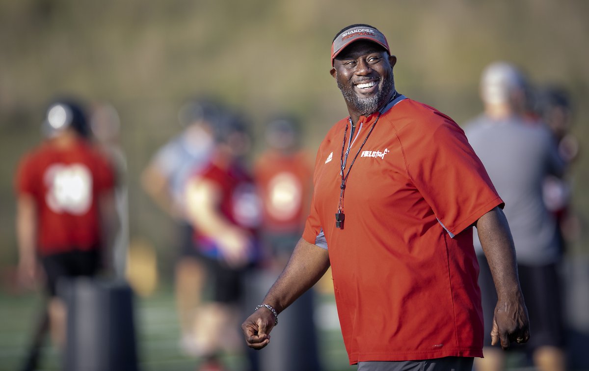 StribSports's tweet photo. Ray Betton leads Shakopee football revival with an approach that just keeps working, writes @David_LaVaque https://t.co/FN0pYnkYzy https://t.co/P1PhgIOX50