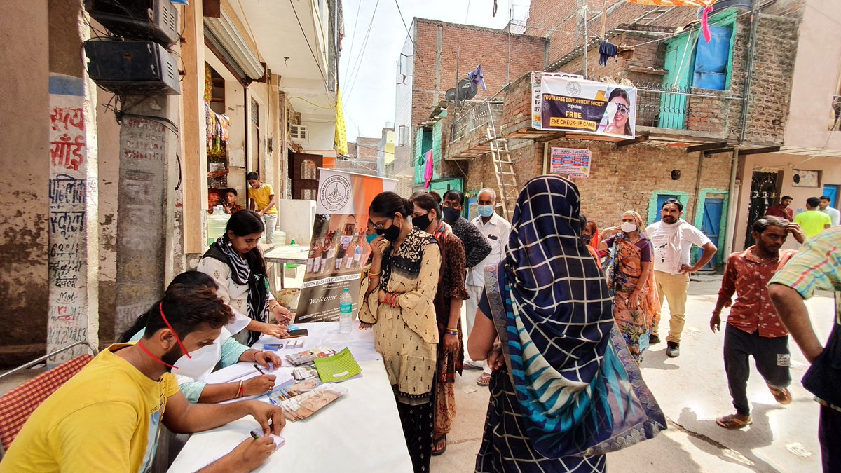 YBDSINDIA's tweet photo. Free eyecheck up camp organized by Youth Base Development Society in Sangam Vihar, New Delhi on 29th august 2021 with the help of The Sight Avenue hospital.
Thanks to Sh. @SatenderTonger for their support which made this camp possible.
@NITIAayog @ArvindKejriwal @SatyendarJain https://t.co/5JASisLVrw
