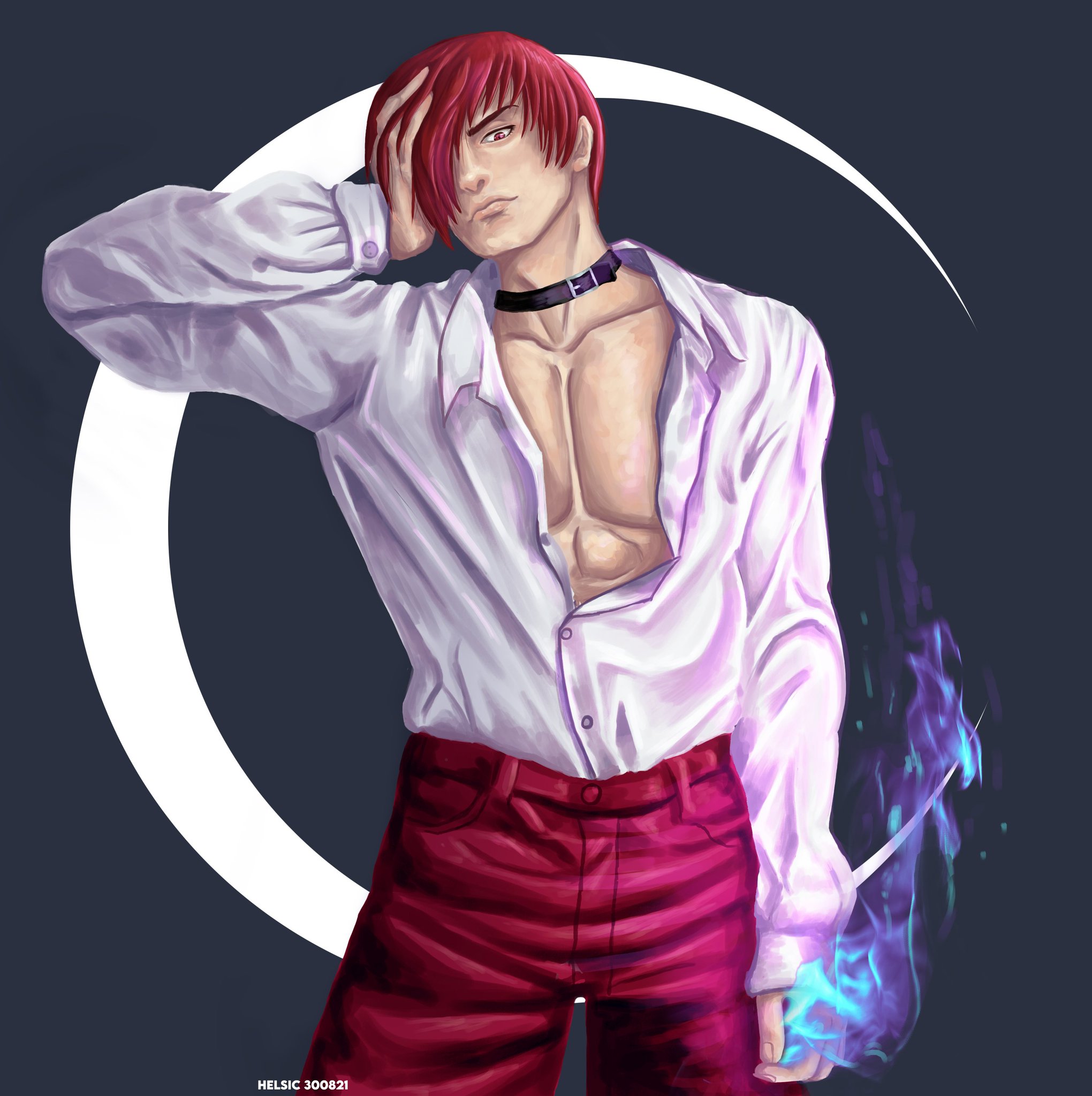 syafiqisma on X: iori yagami looks super aesthetic ngl   / X