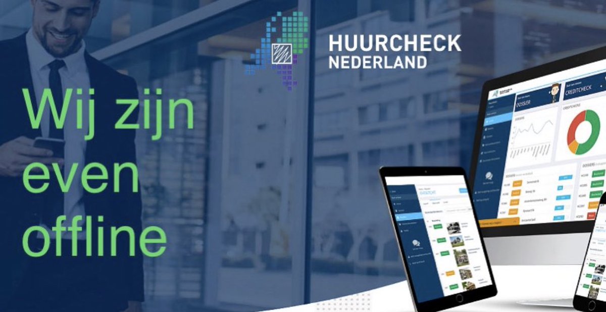 😕Helaas is onze website even offline (huurcheck.nl) 

✅Onze huidige klanten hebben geen last hiervan. De applicaties waarin gewerkt wordt zijn actief. 
Inloggen via mijnchecks.nl

😅Ben je nog geen klant, ga dan naar: mijnchecks.nl/demo-aanvragen