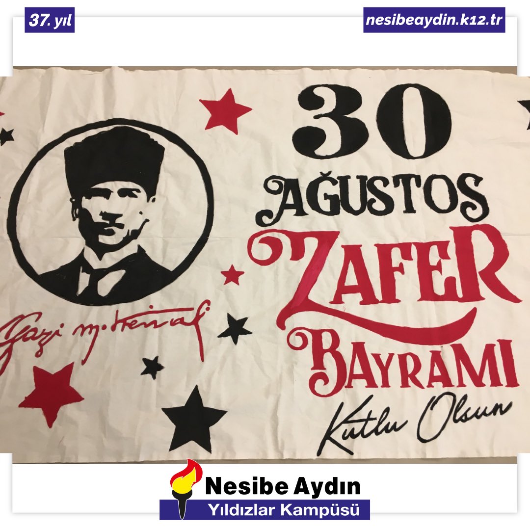 nesibeaydin's tweet photo. Şanlı Türk Milleti’nin bağımsızlığı uğruna verdiği mücadelenin 99.yılında, Yıldızlar Kampüsü Görsel Sanatlar zümresinin rehberliğinde öğrencilerimiz ve öğretmenlerimiz hep birlikte marşlar eşliğinde resim etkinliğine imza attılar. 30 Ağustos Zafer Bayramımız kutlu olsun! https://t.co/JyZuk2yev3