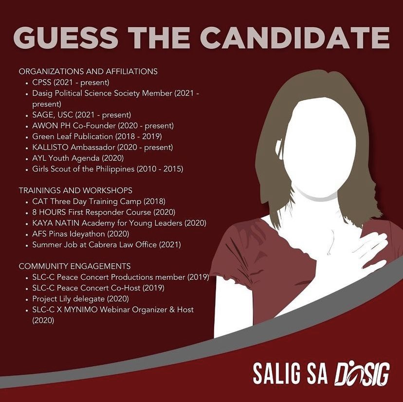 DASIGParty's tweet photo. CPSS Campaign Period has officially started! 

Who’s running for what? ABANGAN 😍 https://t.co/kddySYK2uJ