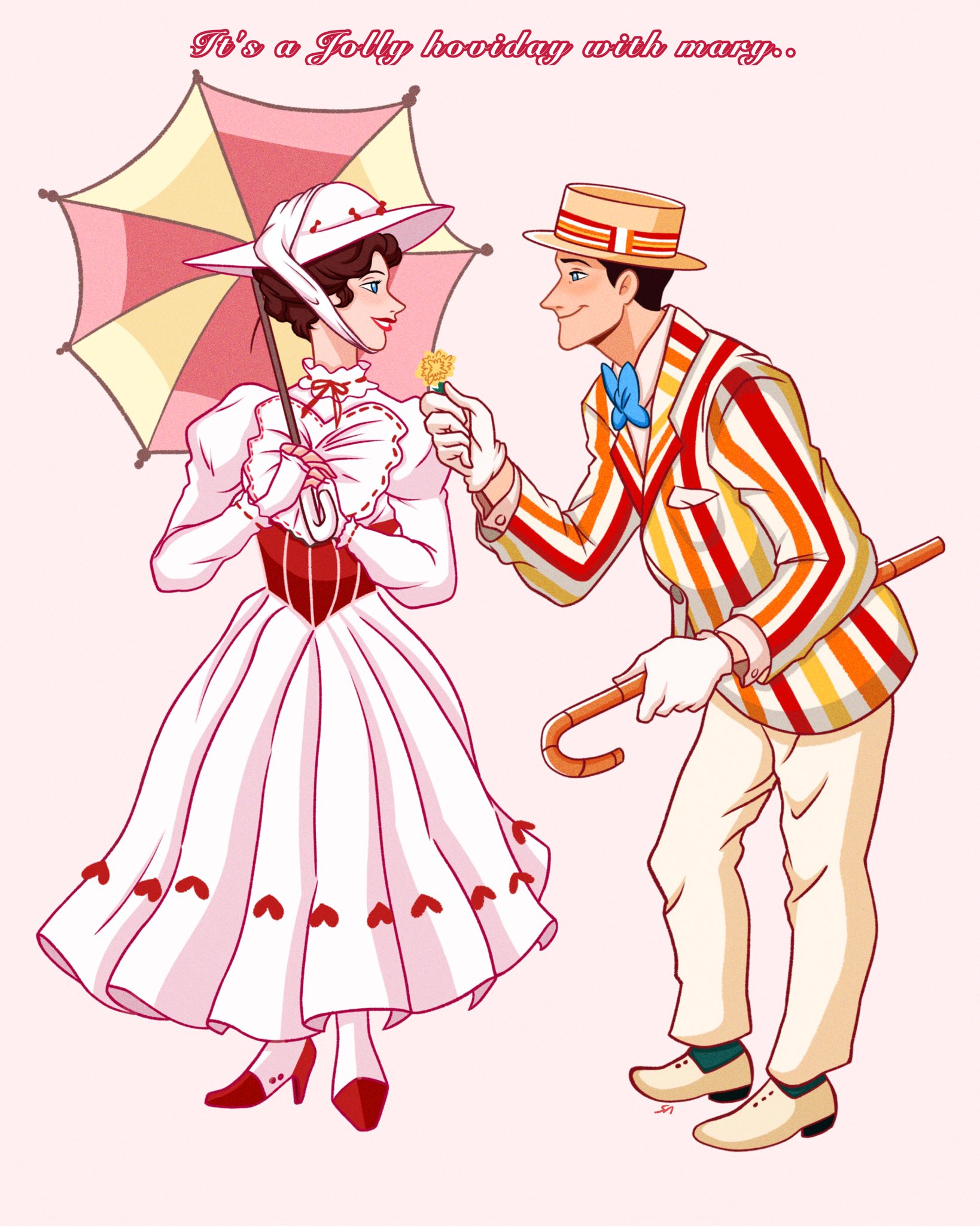 メリーと一緒ならば メリーポピンズスクリーンデビュー ディズニー ディズニーイラスト 絵描きさんと繋がたい T Co Bmg3gqwj9m Twitter