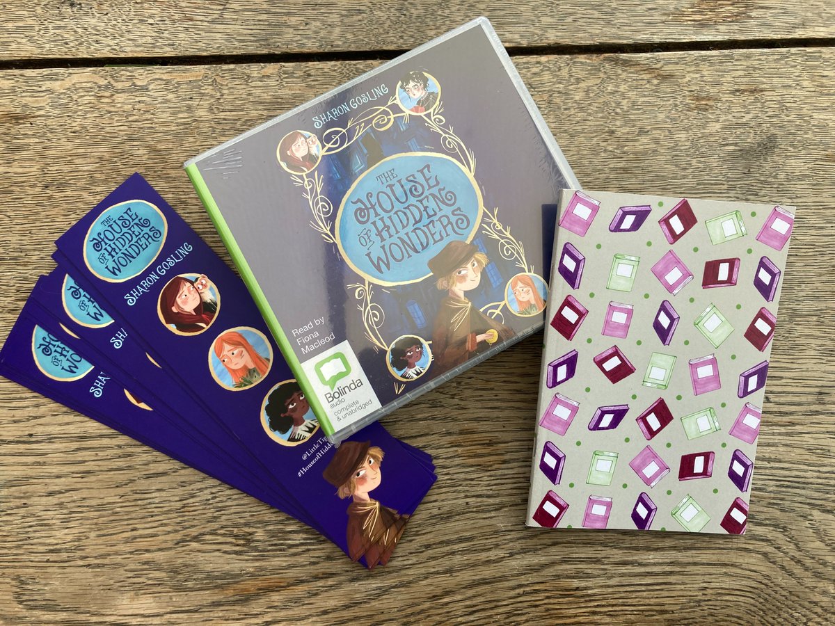 How about a #backtoschool giveaway? Follow and RT by 7 Sep 2021 to win one of TWO bundles containing the fab audiobook of #TheHouseofHiddenWonders, bookmarks with Hannah Peck’s lovely illustrations, and a little notebook. UK only pls! #win #competition #kidlit @StripesBooks