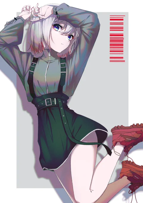 銀髪スニーカー女子👟 