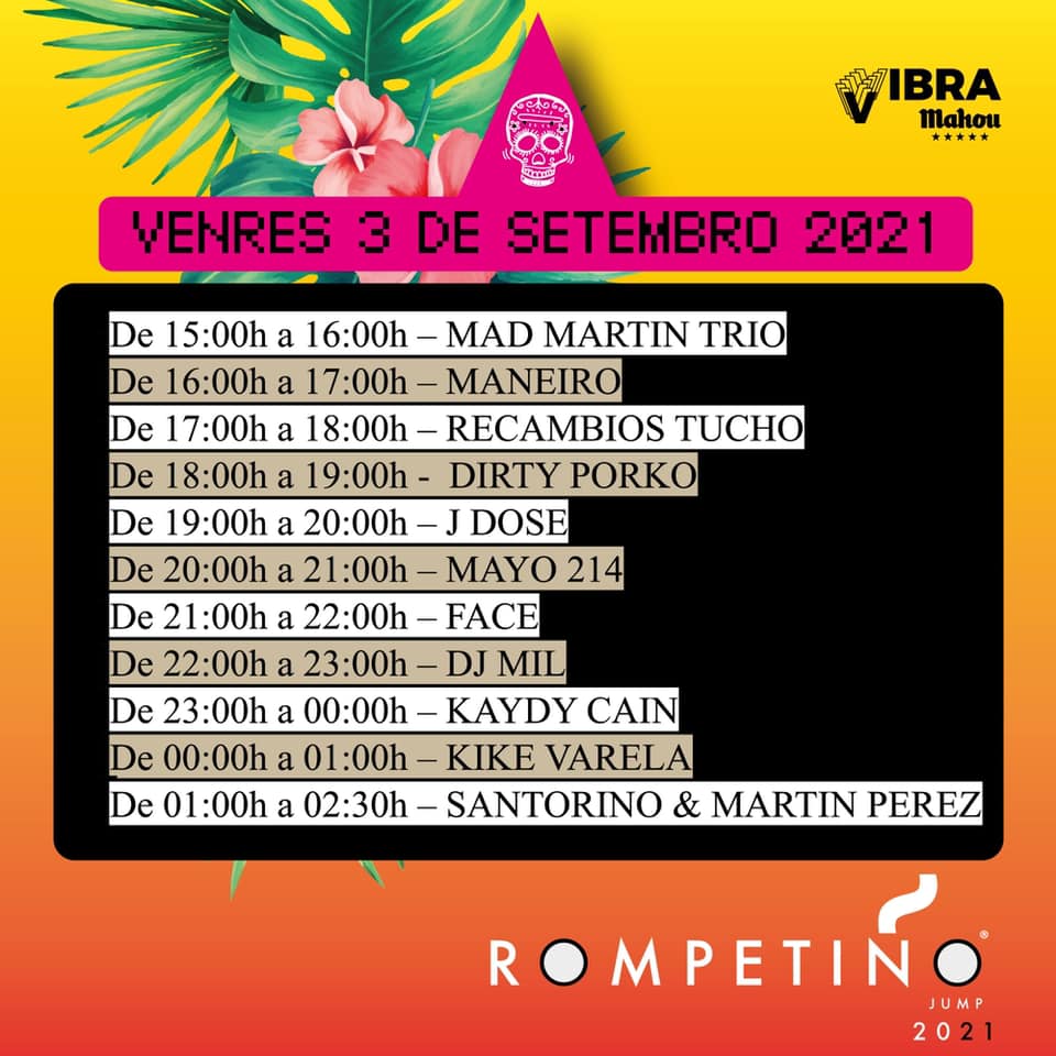 3 de Septiembre tenemos Verbeneo guapo en el Rompetiño!!