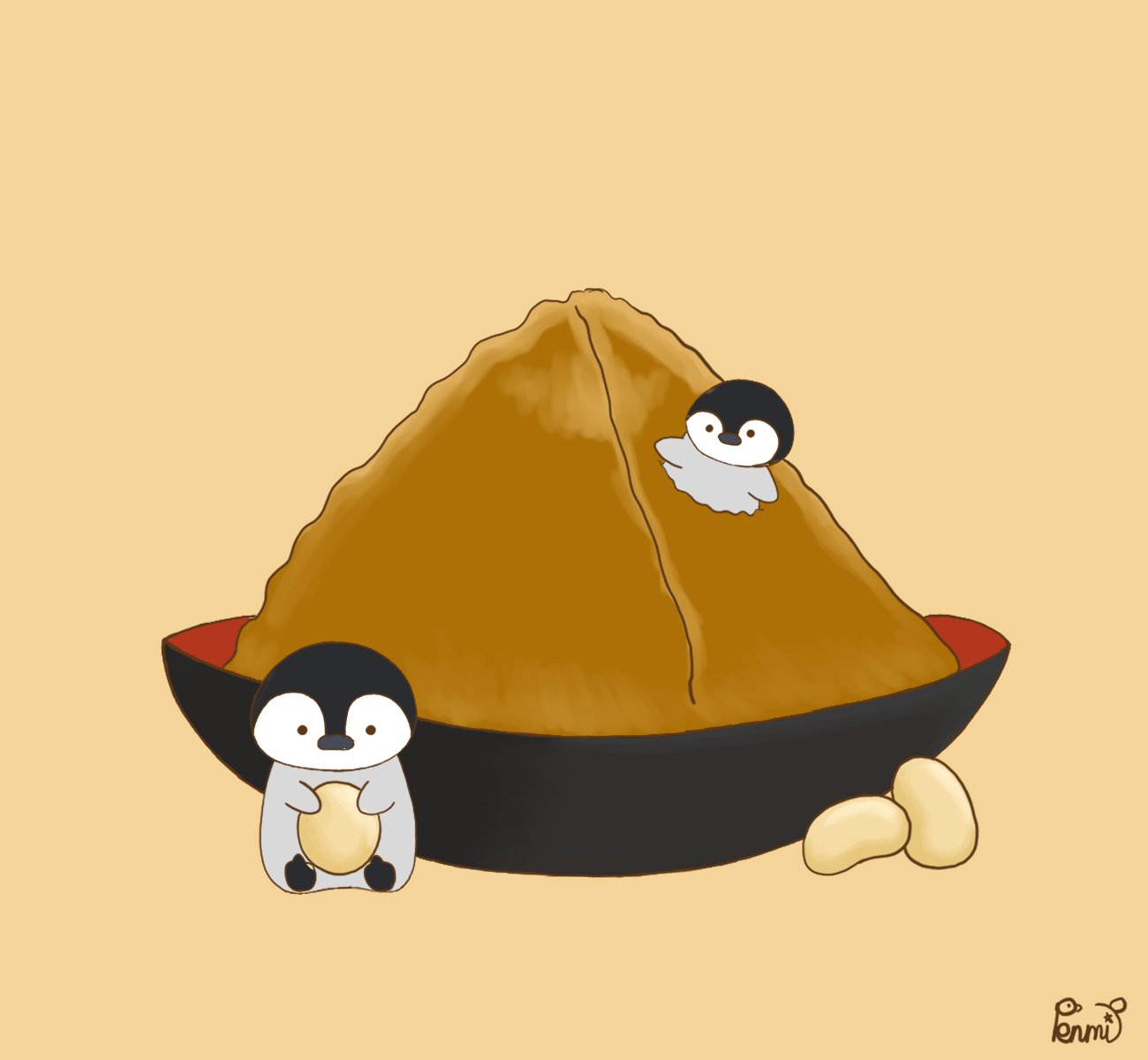 ペンみ 毎月30日は味噌の日 味噌の日 絵描きさんと繋がりたい イラスト好きさんと繋がりたい イラスト ペンギン T Co Anjdmljjd8 Twitter