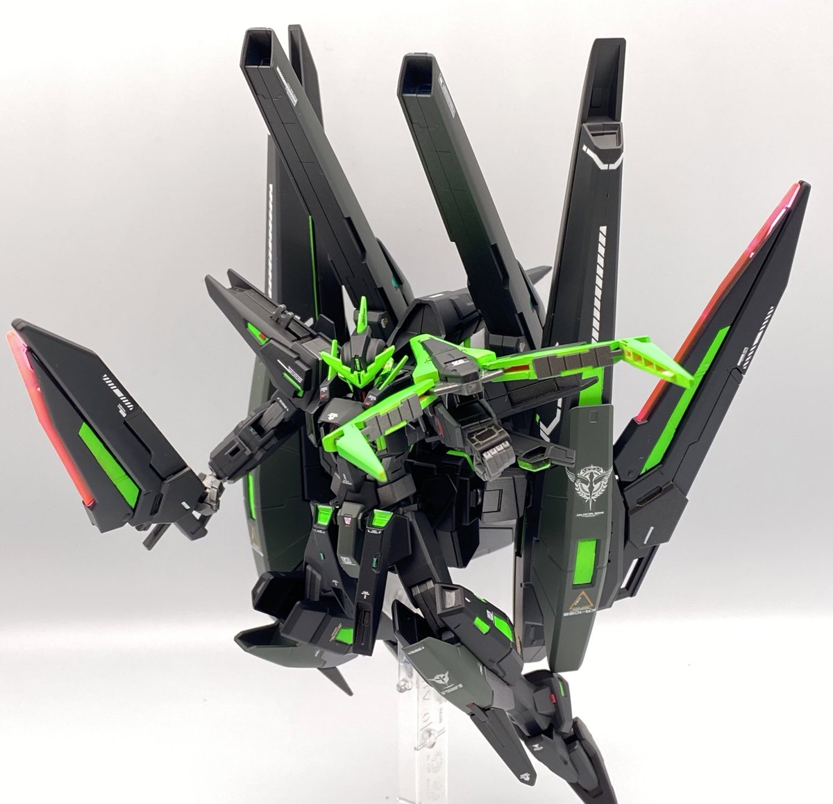 ハル S Tweet ガンダム キュリオス リペア3 Gundam Kyrios Repair3 完成 キュリオスのリペア機設定 テールブースター装備を参考に ハルートとラファエルをミキシングしました これもデュナメスと同時に塗装していた機体 同時に出来ただけで作成