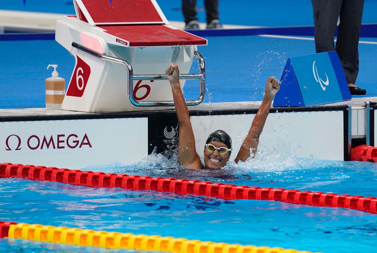 Fundación ONCE (@fundacion_once) on Twitter photo 🥈 <a href="/teresa_perales/">Teresa Perales PLY</a> sigue agrandando su leyenda!!
Nueva medalla para Teresa, y ya van 27 en unos #JuegosParalimpicos , esta vez llevándose la PLATA en los 50 espalda en #Tokyo2020.
Auténtica leyenda del deporte español y mundial!!! 🥈 <a href="/teresa_perales/">Teresa Perales PLY</a> sigue agrandando su leyenda!!
Nueva medalla para Teresa, y ya van 27 en unos #JuegosParalimpicos , esta vez llevándose la PLATA en los 50 espalda en #Tokyo2020.
Auténtica leyenda del deporte español y mundial!!!