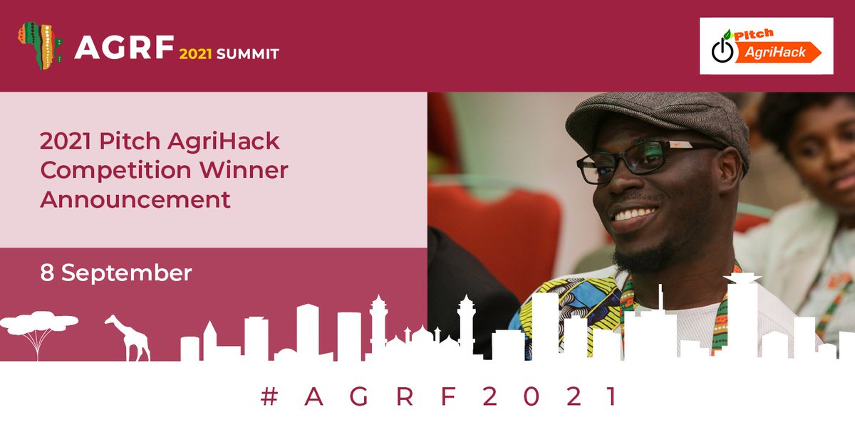 TheAGRF's tweet photo. Want to find out who will win at the 2021 @PitchAgriHack competition? Register here https://t.co/TDXsjb4459 and join the Pitch AgriHack Competition session happening on 8-Sept at the #AGRF2021 Summit. #AgTech4EVA https://t.co/JRAYRkfe7Q