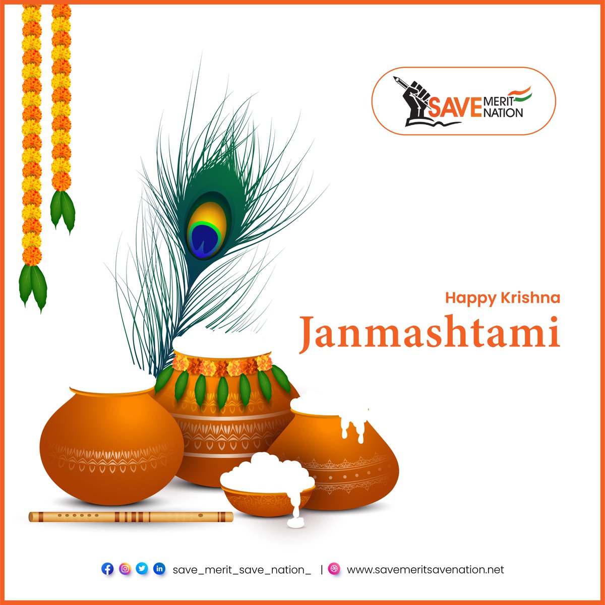 Save Merit Save Nation wishes you all a Very Happy Krishna Janmashtami.

Follow us:-

🔹Instagram
instagram.com/save_merit_sav…

🔹Twitter
x.com/SAVEMERITTRUST

🔹Facebook
facebook.com/groups/4168534…

🔹Website
savemeritsavenation.net

Youtube Link
youtube.com/channel/UCVH4S…

#janmashtami