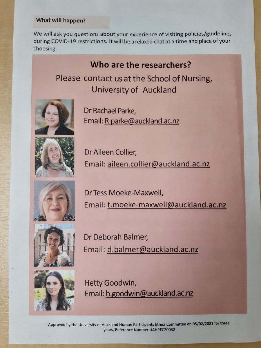 Tell us yiur story of visiting loved ones during level 4 #COVID19 visiting restrictions. Open to staff visitors and patients. All information treated with respect and confidence. See below for details.