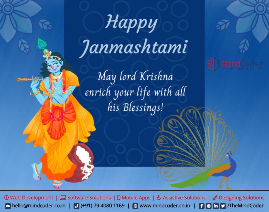 themindcoder's tweet image. @themindcoder #Wish #You #HappyJanmashtami 

#mindcoder #software #technology #programming #business #softwarecompany #webdevelopment #startup #softwaredevelopment #development