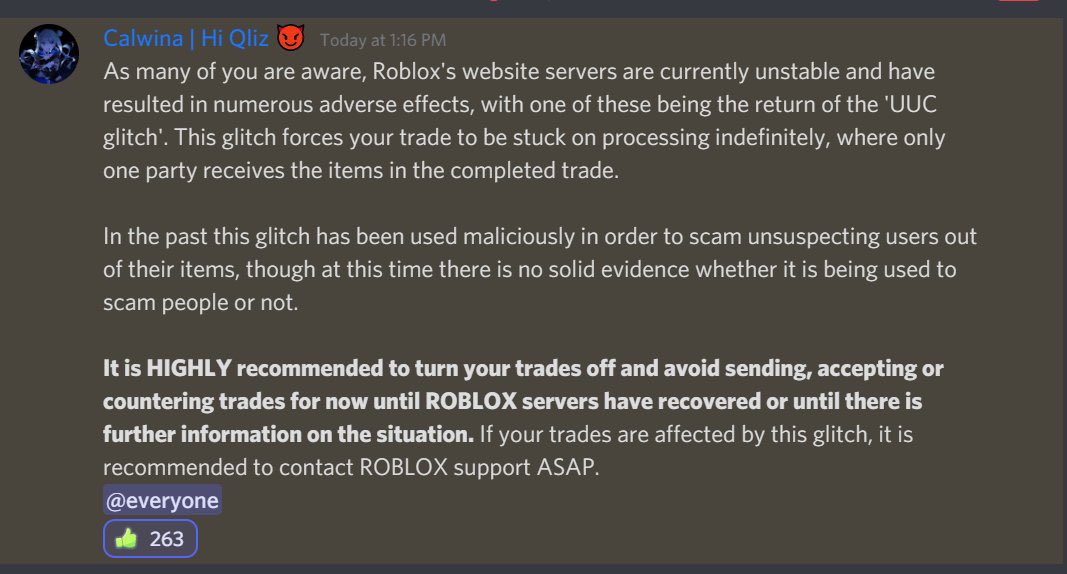 Trading System – Roblox Support