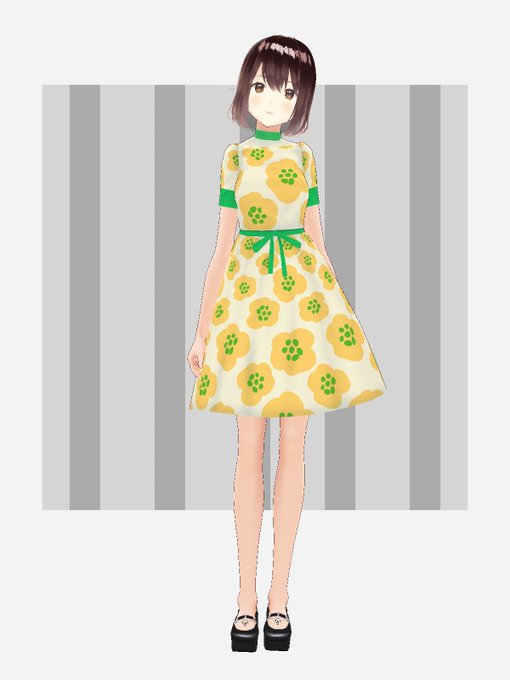 かわいいワンピースのtwitterイラスト検索結果