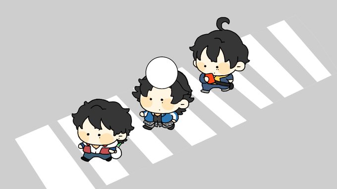 「横断歩道 何かを持っている」のTwitter画像/イラスト(新着)