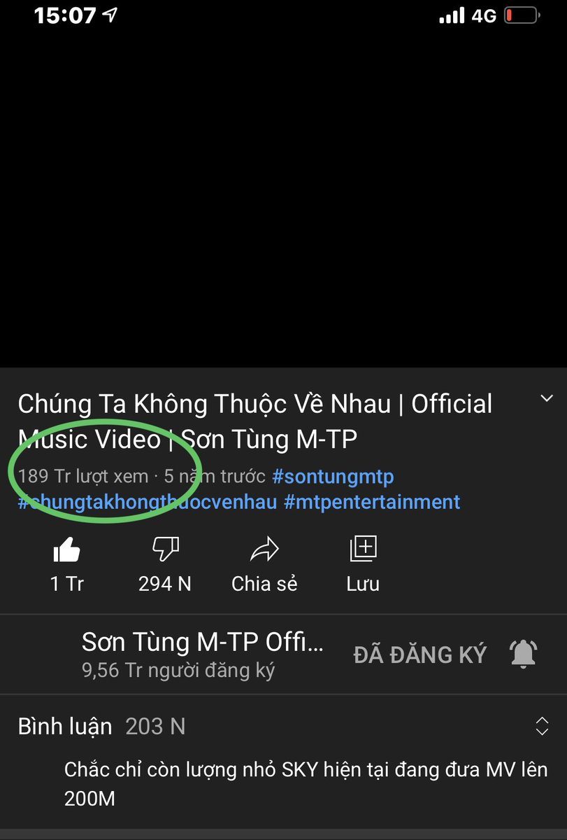 Mn ơi “CTKTVE” gần đc 200m rồi #SKY_Fighting #SonTungMTP #chungtakhongthuocvenhau #sontungmtp777 💙💙💙