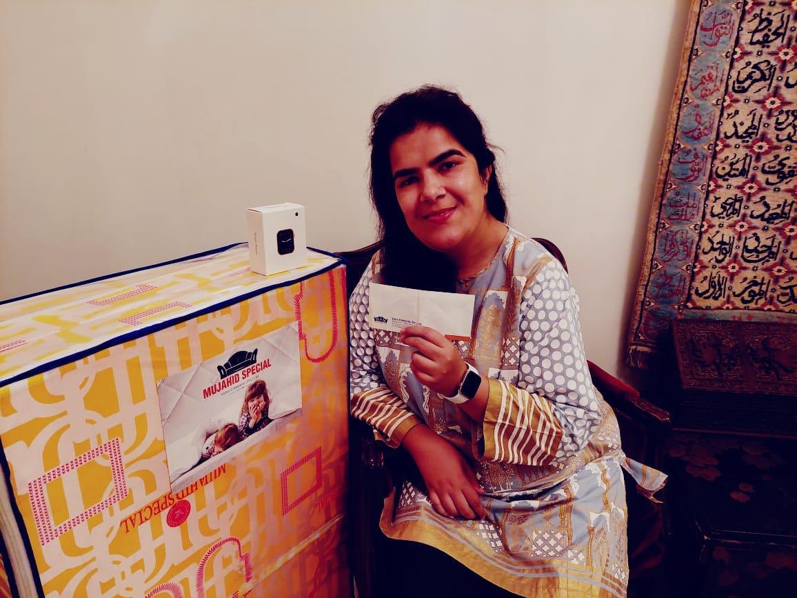 jasminesharif16's tweet photo. Thank you @SO_Pakistan and thank you to Mr.Vohra for the wonderful present . Really appreciate all the hard work that you are doing for all of the Special Athletes  love each one of you from deep into my heart ❤️

#specialolympics
#specialolympicspakistan https://t.co/X0VWwVuUtL