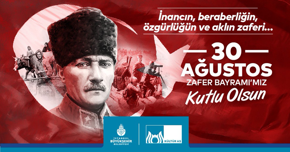 “Zafer, zafer benimdir diyebilenindir.”
30 Ağustos Zafer Bayramı’mız kutlu olsun.
#30AğustosZaferBayramı