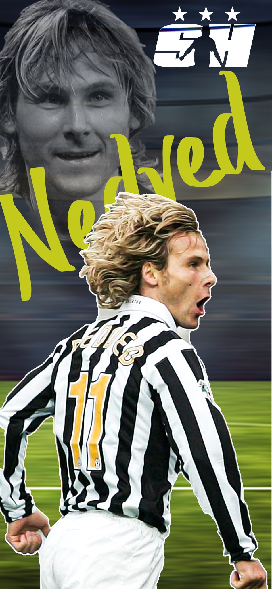 Happy 49th birthday to Juventus legend and 2003 Ballon d\Or winner Pavel Nedved!! 