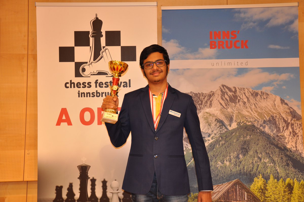 Raunak Sadhwani clinches 5th Innsbruck Chess Festival and crosses 2600