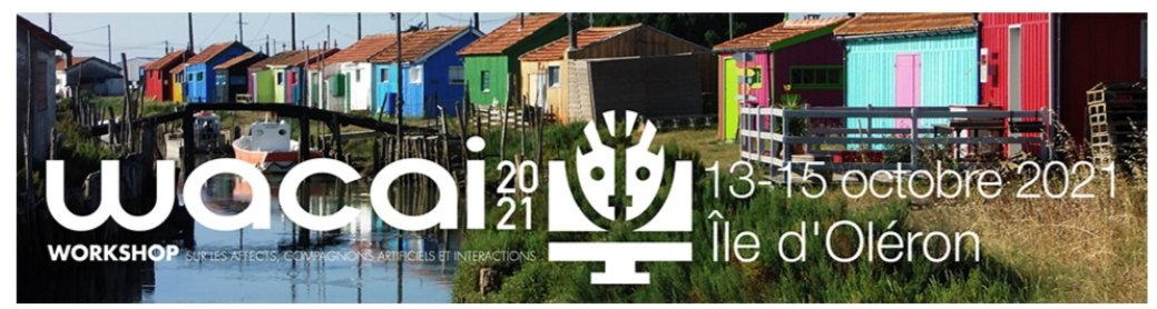 collegeSmaa's tweet photo. WACAI 2021: Workshop AFFECT, COMPAGNON ARTIFICIEL, INTERACTION
Ouverture des Inscription &amp; Programme en Ligne

Ile d’Oléron, 13-15 octobre 2021
https://t.co/iCD0gLLxhw https://t.co/xGzrDmcOhZ