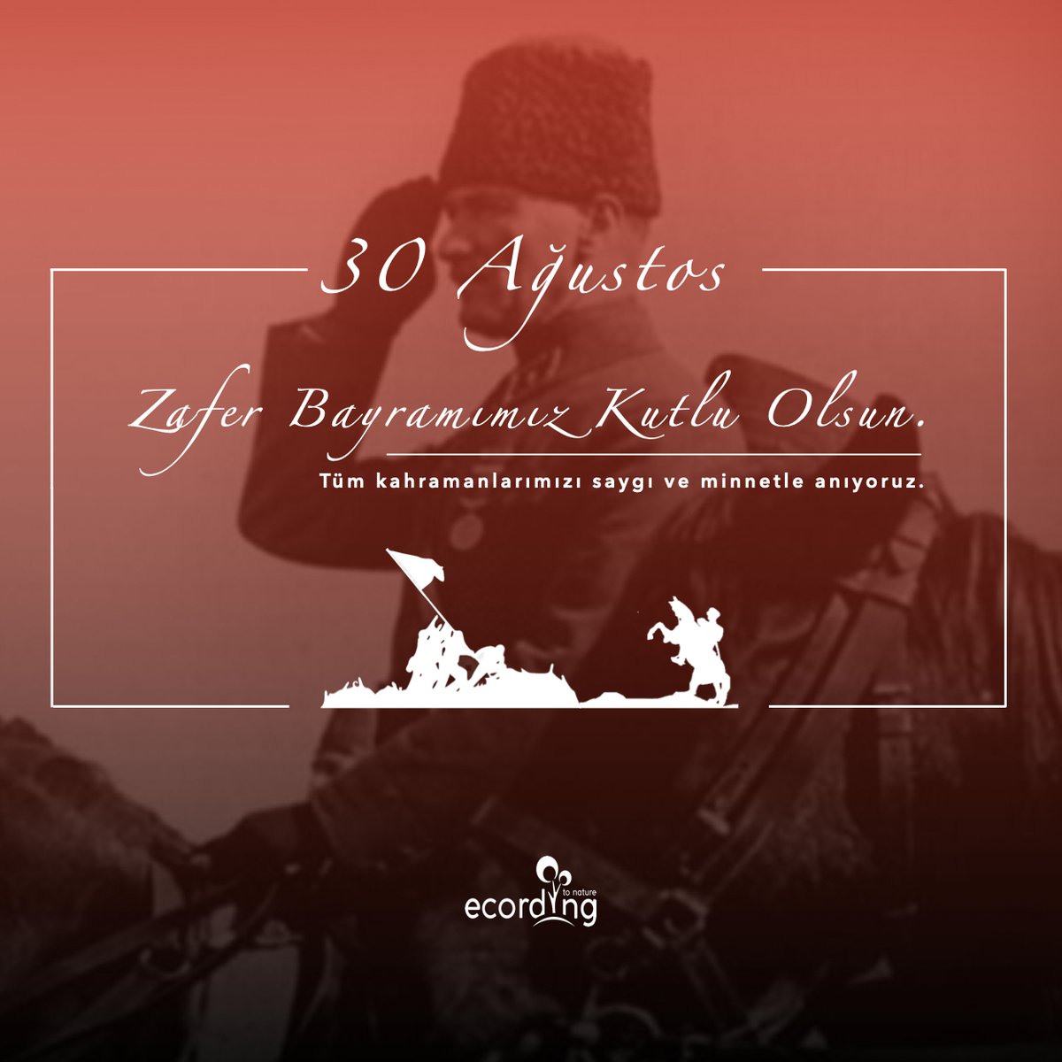 30 Ağustos Zafer Bayramımız kutlu olsun. 🇹🇷

#30Ağustos #ZaferBayramı #Atatürk #30AğustosZaferBayramı
