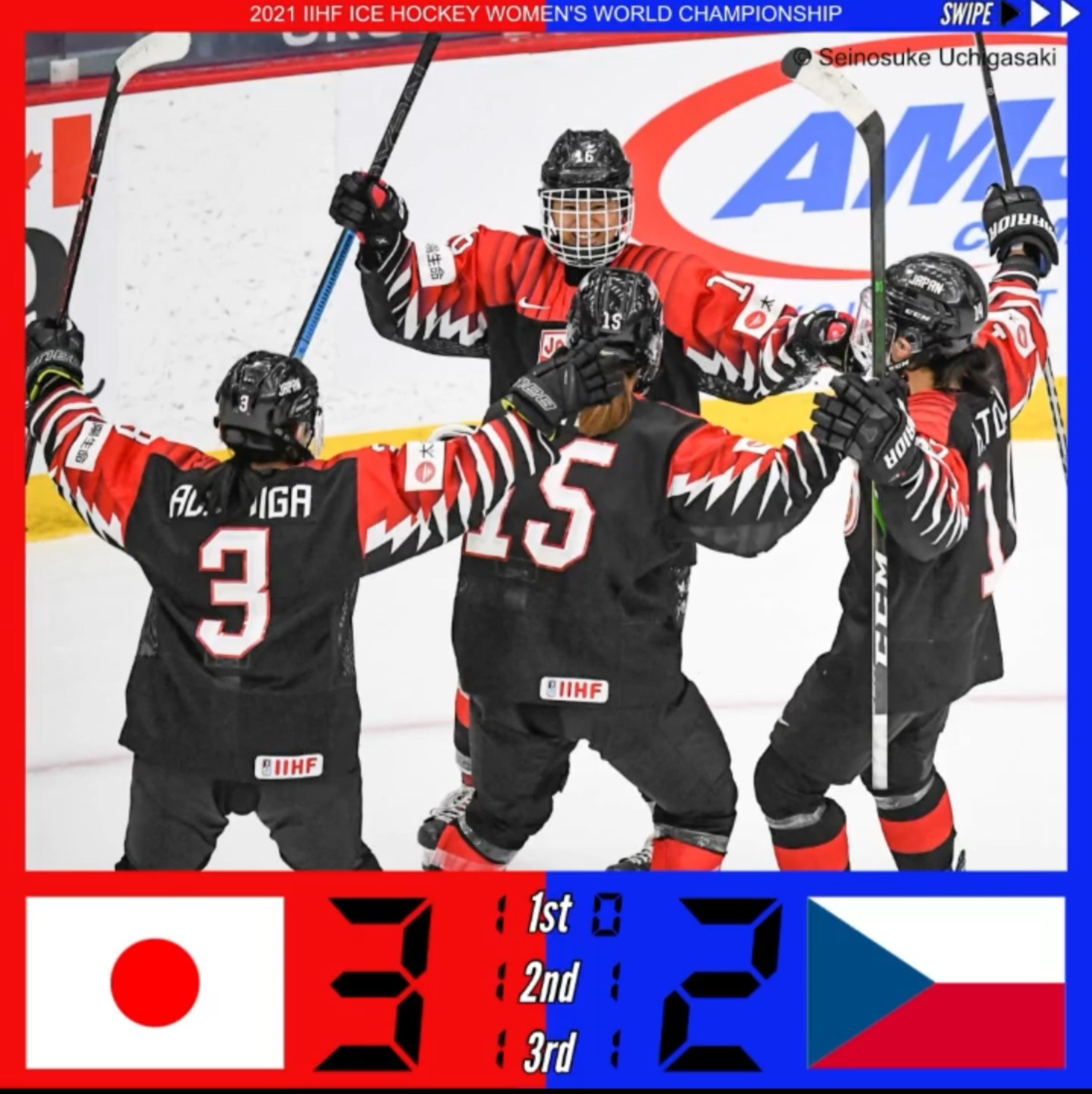 Hoo Yah 予選リーグで完敗したチェコ相手に勝利 5 8位順位決定戦 明日5位をかけてrocと 女子 アイスホッケー日本代表 スマイルジャパン Jihf Iihf Womensworlds T Co Fjd3au8bjp Twitter