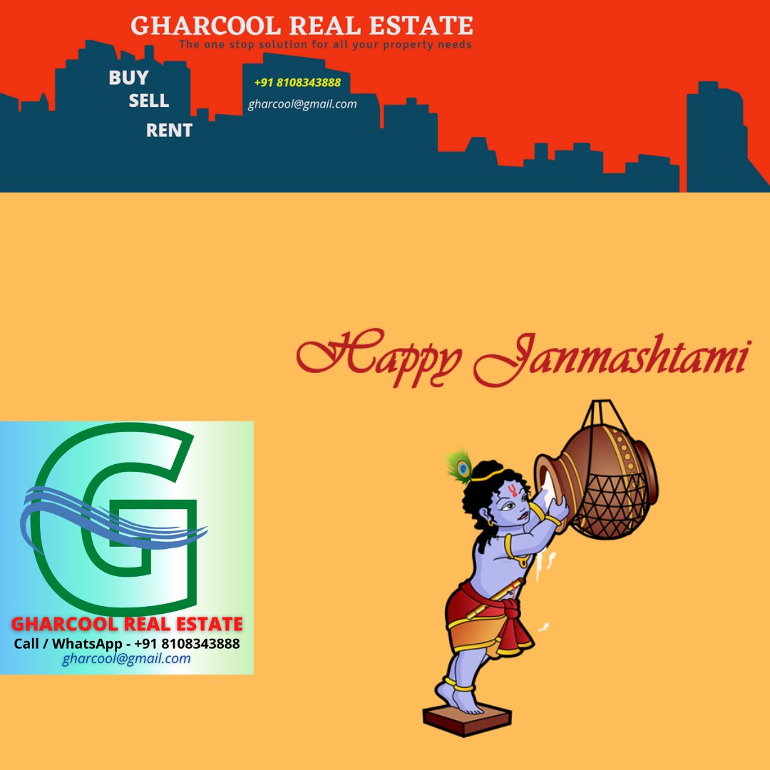 gharcoolre's tweet photo. #gokulashtami best wishes to all. May #lordkrishna shower you & your family with his blessings forever.
@gharcool
#gharcoolthane #gharcool #festival #property #RealEstate #agent #consultants #residential #Commercial #Land #plot #Thane #mumbai #NaviMumbai #maharashtra #india https://t.co/6Dx4VBpiUe