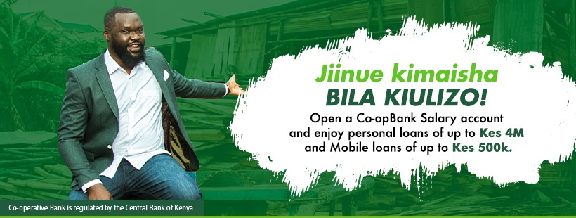 jumaf3's tweet photo. Did You Know That @Coopbankenya Offers Personal Loans of Up to Ksh. 4M? https://t.co/26oiZbcpbf #BankWithCoop https://t.co/8HstUORdMC