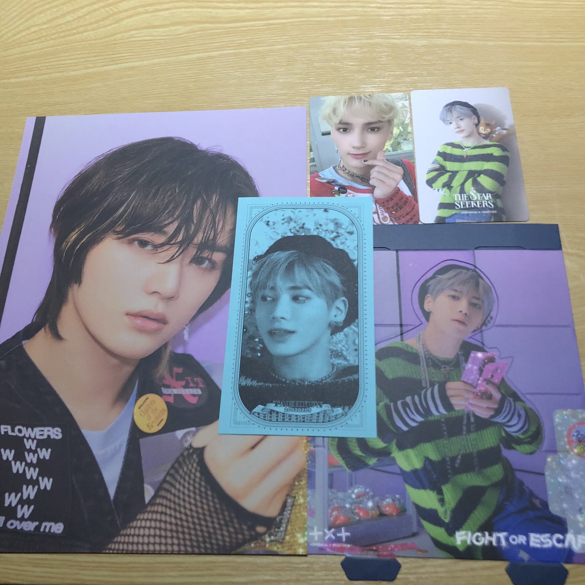 baekscout's tweet photo. wtt lft txt ph only!

have: taehyun os ar cut out — huening kai pc — beomgyu postcard
want: yeonjun equivalents 

loc: pque city
mod: ggx/sdd

dm if you'd like to trade! :DD https://t.co/U5ruCuuVjr