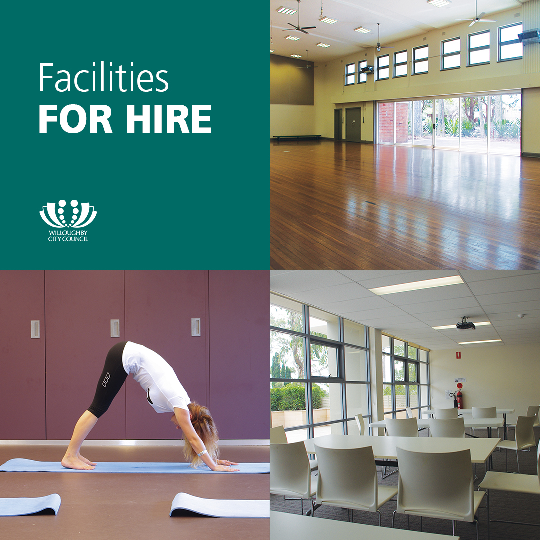 Does your community group hold events in our community spaces?
Last call for concessional rate applications for use of in our community facilities between January, 2022 and December, 2023.
Applications close 8am, 1 September: willoughby.smartygrants.com.au/ROI-2223