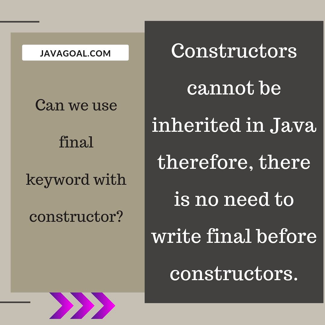 GoalJava's tweet image. Want to read it in detail then click on link: javagoal.com/constructor-in…
#javadeveloper
#android
#javacode
#codinglife
#Coding
#devcommunity
#CodeNewbie
#CodeNewbies
#WomenWhoCode